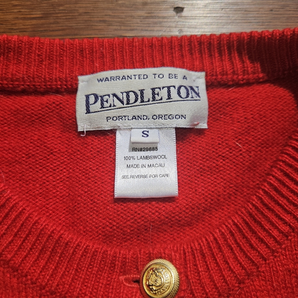 Pendleton Lambswool Cardigan - image 3